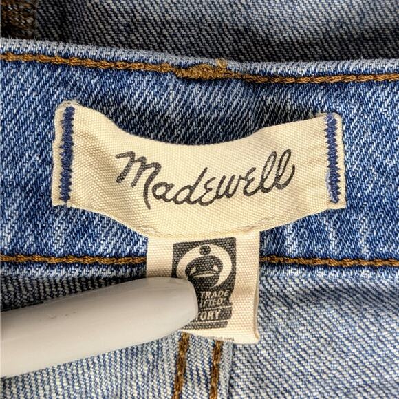 Madewell Jeans Perfect Vintage 25P Petite Blue Denim Banner Wash GUC NB056 - Picture 3 of 11